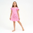 Сорочка для девочки, цвет светло-розовый, рост 98-104 см - фото 107057492