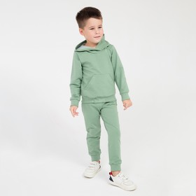 Спортивный костюм детский, цвет зелёный, рост 104 см