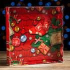 Коробочка для печенья "С новым годом!", 15 х 15 х 3 см 7068178