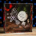 Коробочка для печенья "Волшебная ночь", 15 х 15 х 3 см 7068180