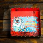 Коробочка для печенья "Врывайся в Новый Год!", 15 х 15 х 3 см 7068184