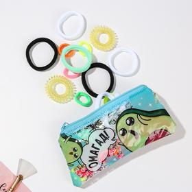 Набор резинок в косметичке "Омагад"