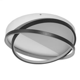 Люстра 2203/2BK LED 25Вт 6000К бело-черный 42х42х14 см