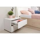 Тумба прикроватная Муссон белая - фото 11754750