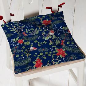 Подушка на стул «Новогодний вечер», размер 40х40 см