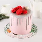 Подложка под торт усиленная «С новым годом», 26 см, 2 мм 6974430