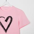 Пижама женская KAFTAN "Heart" р. 48-50 - фото 800125181