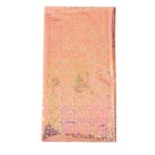 Скатерть «Голография» сердца, 137×183 см, цвет розовое золото 6961087