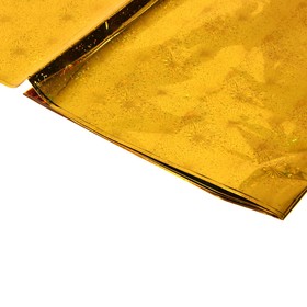 Скатерть «Голография» салют, 137×183 см, цвет золото