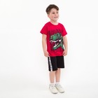 Шорты для мальчика, цвет чёрный, рост 128 см - фото 800138101