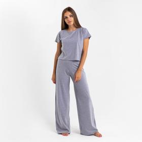 Комплект женский (футболка и брюки) KAFTAN "Basic" р. 40-42, серый