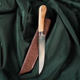 Нож Корд Куруш - дерево Чинар, гарда олово, гравировка, 15 см