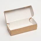 Кондитерская упаковка, крафтовая, 17 х 7 х 4 см 7313828