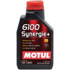 Масло моторное Motul 6100 Synergie+ 10w-40, 1 л 7398679 - фото 104998