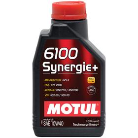 Масло моторное Motul 6100 Synergie+ 10w-40, 1 л 7398679