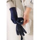 Перчатки женские, безразмерные, без утеплителя, цвет синий - фото 800154748