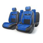 Авточехлы универсальные MULTI COMFORT MLT-1105GV чёрный/синий, 11 предметов 7413862 - фото 105017