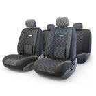 Авточехлы универсальные COMFORT COM-1105 "Diamond" черный, 11 предметов 7413872 - фото 105041