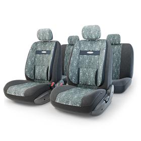 Авточехлы универсальные COMFORT COM-1105 "Cyclone" черный, 11 предметов 7413873