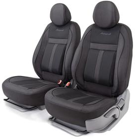 Получехлы на передние сиденья CUSHION COMFORT, материал эко-хлопок CUS-0405, черный, 4 предм   74140 7414036