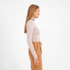 Джемпер (водолазка) женский MINAKU: Basic line цвет бежевый, р-р 50 - фото 800157790