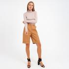 Джемпер (водолазка) женский MINAKU: Basic line цвет бежевый, р-р 50 - фото 800157794