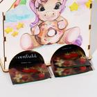 Чайный домик на два ряда "Единорог с пончиком" 15,5×9,6×20 см - фото 800729401