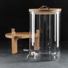 Кувшин на подставке с краником «Банка», 7,5 л - фото 800160088