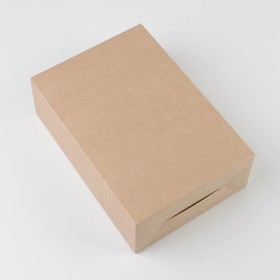Коробка складная крафтовая 16 х 23 х 7,5 см