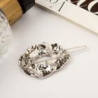 Зажим для волос "Либерти" геометрия, серебро - фото 800160716