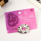 Зажим для волос "Либерти" геометрия, серебро - фото 800160717