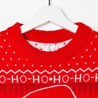 Свитер новогодний вязанный KAFTAN "Santa", цвет красный, размер 46 - фото 37003