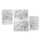 Набор для рисования «Поехали!», 150 предметов - фото 107958780