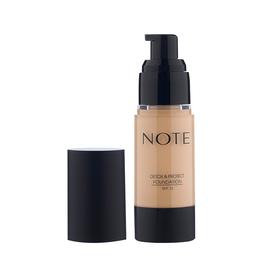 Tonal base for face Note protective with a deoxide effect, tone 121, 35 ml. 