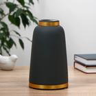 Ваза керамика "Белла" d-6см  11,5х20 см, серый - фото 800166799