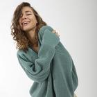 Пуловер женский SL, 46-48, зелёный - фото 35447