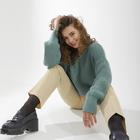 Пуловер женский SL, 46-48, зелёный - фото 35450