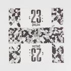 Коробка для капкейков с PVC крышкой «23 февраля», 16 × 8 × 10 см 7064423