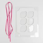 Коробка для капкейков с PVC крышкой «Тюльпаны», 23 × 16 × 10 см 7064427