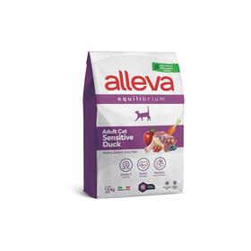 Сухой корм Alleva Equilibrium Sensitive для взрослых кошек, утка, 1,5 кг