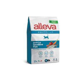 Сухой корм Alleva Equilibrium Sensitive для взрослых кошек, рыба, 1,5 кг