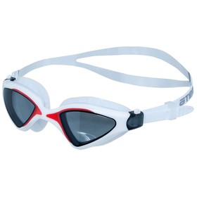 Очки для плавания Atemi N8501, силикон, цвет белый/красный