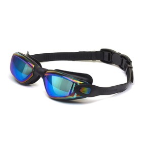 Очки для плавания Atemi N9800, силикон, цвет чёрный