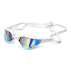 Очки для плавания Atemi N603M, силикон, цвет белый - фото 8067358