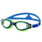 Очки для плавания Atemi B601, детские, силикон, цвет синий/салатовый - фото 7894119