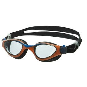 Очки для плавания Atemi M701, детские, силикон, цвет чёрный/оранжевый