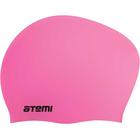 Шапочка для плавания ATEMI LC-04, силикон, для длинных волос, цвет розовый - фото 8094131