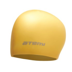 Шапочка для плавания Atemi RC306, силикон, цвет золотистый