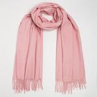 Палантин текстильный, цвет розовый, размер 70х180 - фото 28641