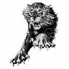 Портрет "Тигр с лапой", большой, микс, 70 х 50 см - фото 8221383